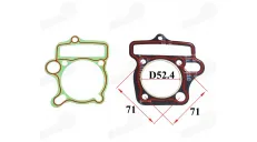 Engine head and cylinder gaskets for ATV, motorcycle 125cc D52,4mm