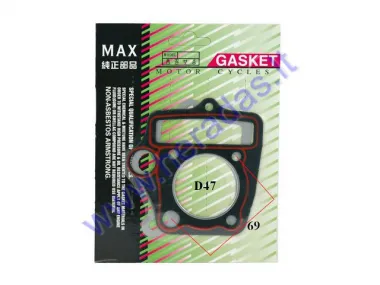 Engine gasket set for moped 70cc D47 139FMB