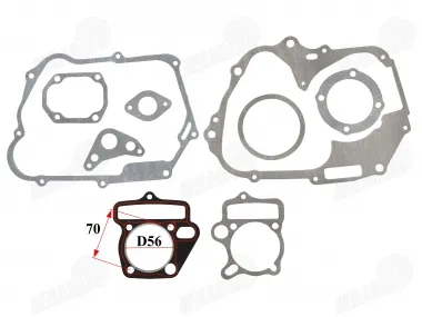 Engine gasket set for motorcycle 140 -150cc