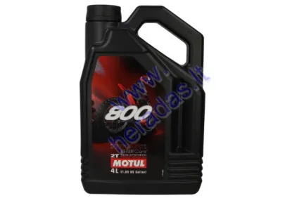 MOTOR OIL FOR 2-STROKE ENGINES 800 FL 2T OFF ROAD 4l