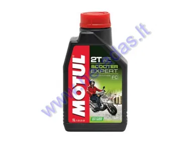 Tepalas dvitakčiams varikliams MOTUL SCOOTER EXPERT 2T 1l