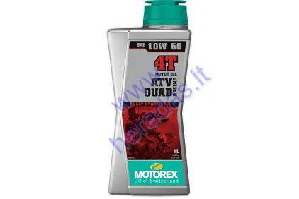 Tepalas keturtakčiams keturračių varikliams MOTOREX ATV QUAD 10W50 1litras