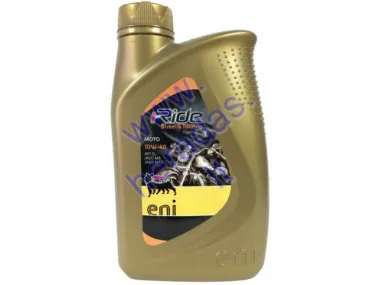 ENI I-RIDE MOTO 10W40 4T 1l API SL JASO MA JASO MA2