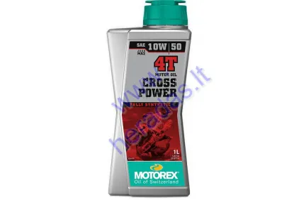 Motor oil for 4-stroke motorcycle engines MOTOREX CROSS POWER 10W50 1 litre