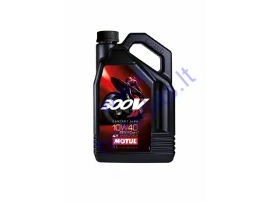 Motor oil for 4-stroke motorcycle engines MOTUL 300V FL 10W40