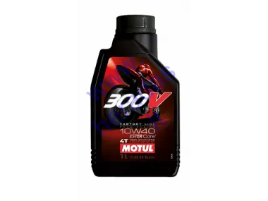 Motor oil for 4-stroke motorcycle engines MOTUL 300V FL 10W40