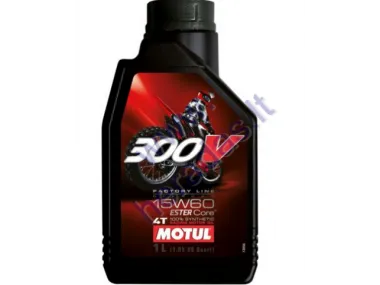 MOTOR OIL FOR 4-STROKE QUAD BIKE ENGINES MOTUL 300V FL OFF ROAD  15W60 1l