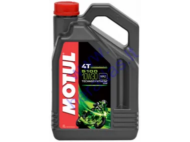 Tepalas keturtakčiams motociklų varikliams MOTUL 5100 10W30 4L