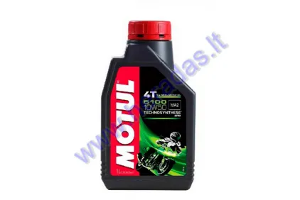 MOTOR OIL FOR 4-STROKE MOTORCYCLE ENGINES MOTUL 5100 10W50 1L