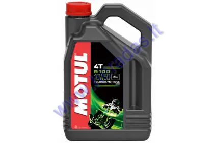 MOTOR OIL FOR 4-STROKE MOTORCYCLE ENGINES MOTUL 5100 10W50 4L