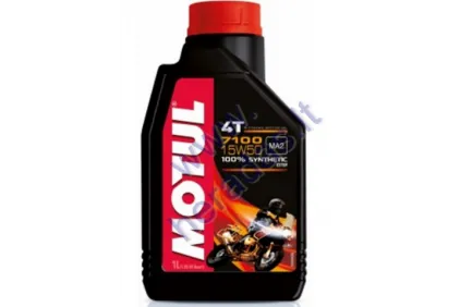 TEPALAS KETURTAKČIAMS MOTOCIKLŲ VARIKLIAMS MOTUL 7100 15W50 1l