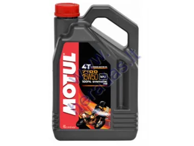 TEPALAS KETURTAKČIAMS MOTOCIKLŲ VARIKLIAMS MOTUL 7100 15W50 4l