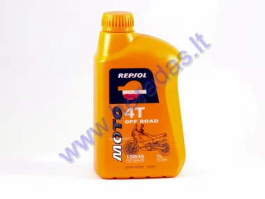 Tepalas keturtakčiams motociklų varikliams REPSOL OFF ROAD 10W40   1 litras