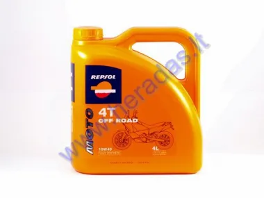 Tepalas keturtakčiams motociklų varikliams REPSOL OFF ROAD 10W40  4litrai