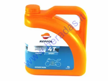 Tepalas keturtakčiams motociklų varikliams REPSOL SPORT 10W40 4litrai