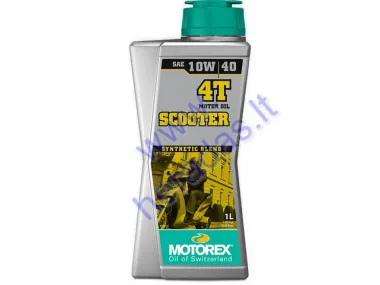 Motor oil for 4-stroke scooter engines MOTOREX SCOOTER 4T 10W40 1 litre