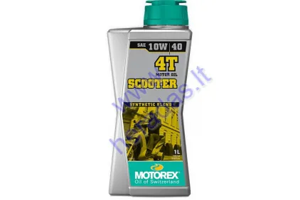 Motor oil for 4-stroke scooter engines MOTOREX SCOOTER 4T 10W40 1 litre