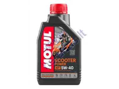 MOTOR OIL FOR 4-STROKE ENGINES MOTUL SCOOTER POWER 5W40 4T 1L