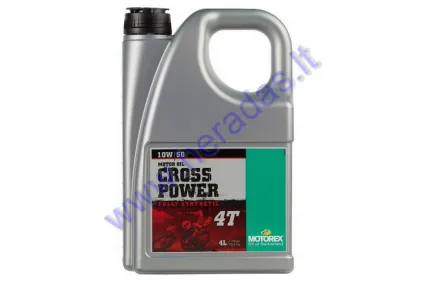 Motor oil MOTOREX CROSS POWER 4T 10W-50 4 litres