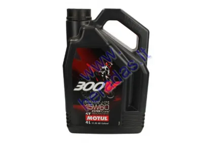 Tepalas MOTUL 300V 15W60 4T FL 4l.