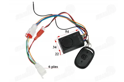 Alarm system for tricycle fits Praktik1, A6