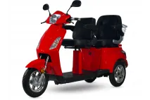 Triratis DVIVIETIS elektrinis motoroleris, vežimėlis, skuteris Electron MS04 1000W 60V 30AH Grafeno baterija