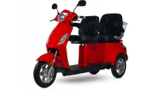 Triratis DVIVIETIS elektrinis motoroleris, vežimėlis, skuteris Electron MS04 1000W 60V 30AH Grafeno baterija