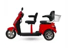 Triratis DVIVIETIS elektrinis motoroleris, vežimėlis, skuteris Electron MS04 1000W 60V 30AH Grafeno baterija