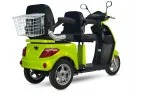 Triratis DVIVIETIS elektrinis motoroleris, vežimėlis, skuteris Electron MS04 1000W 60V 30AH Grafeno baterija