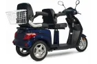 Triratis DVIVIETIS elektrinis motoroleris, vežimėlis, skuteris Electron MS04 1000W 60V 30AH Grafeno baterija
