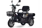 Triratis elektrinis motoroleris, vežimėlis, skuteris  A6 60V 30AH Grafeno 800Wat PRAKTIK1  dideli 10 colių ratai
