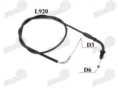 Trosas akseleratoriaus keturračio 110CC 125CC 150cc 200cc 250cc L92cm