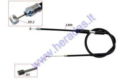 Throttle cable for quad bike 110cc L80cm