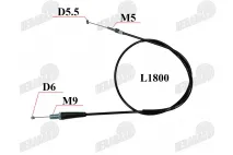 Trosas akseleratoriaus keturračio ATV BASHAN BS250S-5 ROMET250 118cm Trosas akseleratoriaus keturračio ATV BASHAN BS250S-5 ROMET250 118cm