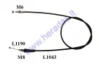 Trosas akseleratoriaus keturračio ATV BASHAN BS250S BS200 119cm