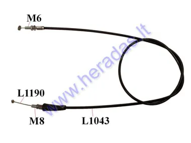 Trosas akseleratoriaus keturračio ATV BASHAN BS250S BS200 119cm