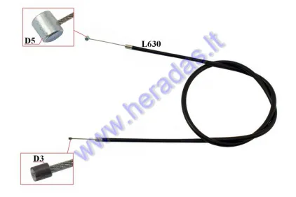 Throttle cable L73 Piaggio,Gilera, Typhoon,NRG, NTT,Storm 50cc