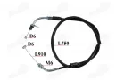 Accelerator cable for motorcycle 50CC fits FR50, NAKED50