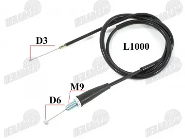 Trosas akseleratoriaus motociklo, motorolerio, mopedo tinka CHAMPION 300 CC CH300