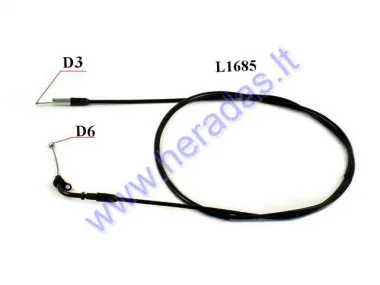Throttle cable for scooter 2T L1685mm 1PE40, Minarelli Horizontal