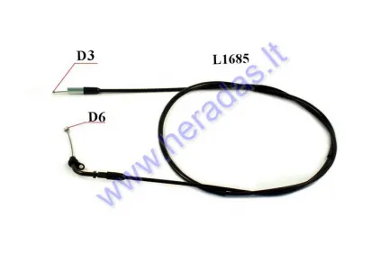 Trosas akseleratoriaus motorolerio 2T L1685mm 1PE40, Minarelli Horizontal