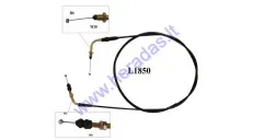 THROTTLE CABLE FOR QUAD BIKE, SCOOTER  50-125cc L1850MM