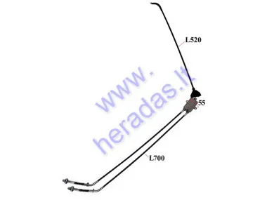 FRONT BRAKE CABLE FITS BASHAN 150-250cc  L1370 BS250S BS200AU BS200S