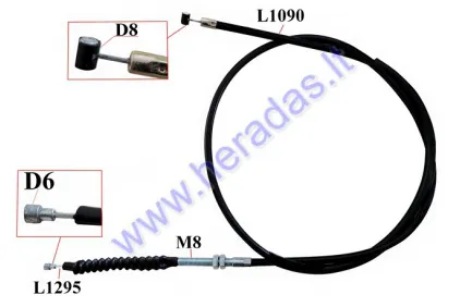 Clutch cable BASHAN 150-250cc  L1295 BS250S BS200AU BS200S