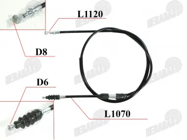 Clutch cable for motorcycle L1120
