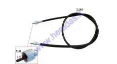 Speedometer cable L103cm square/screw connector