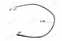 Speedometer cable L75cm square/round split screw-on fits CHAMP DELTA, CHAMP MONTANA
