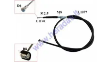 BRAKE CABLE FOR MOTORCYCLE Yamaha SR 500 SP 1JN-26341-00 48T 1988-1990