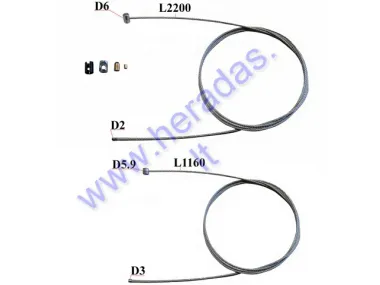 Universal repair set for cable