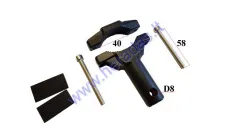 Universal holder for motorcycle, quad bike